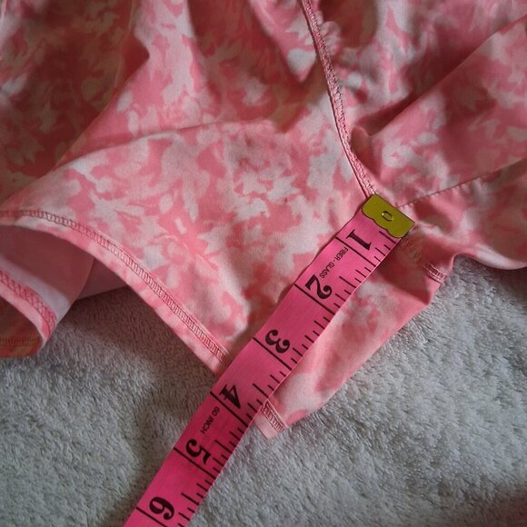 All in Motion Girl's Size XL (14/16) Coral Pink Patterned Sporty Athletic Shorts - Picture 9 of 9